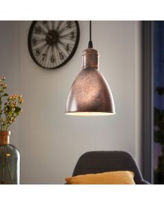 Copper rustic pendant light metal, Lavinio
