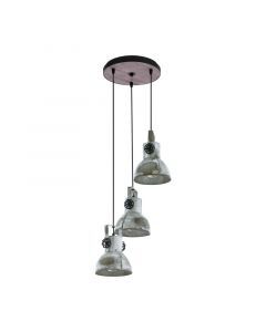 Wood pendant light brown, Angelina
