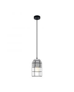 Concrete pendant light black, Aimad