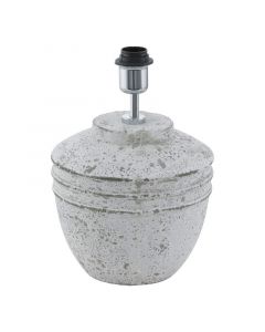 Ceramic table lamp grey, Alana, with switch