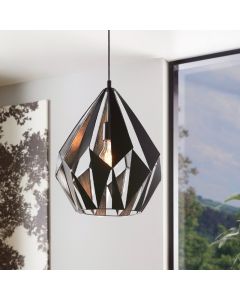 Black modern pendant light metal, Acri