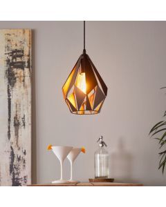 Black design pendant light metal, Acri