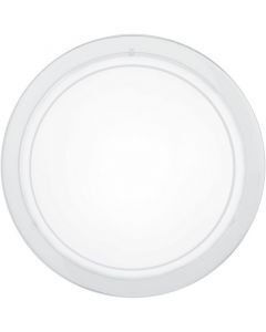 White flush ceiling light glass, Agena