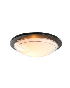 White flush ceiling light glass, Agena