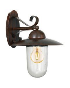 Brown classic outdoor light glass, Dalisha, IP44