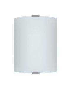 Chrome ceiling light glass, Jesper