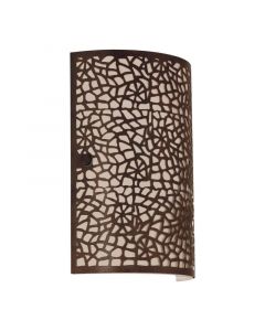Brown classic wall light glass, Tafet