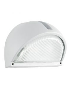 White outdoor light aluminium, Gemma, IP44