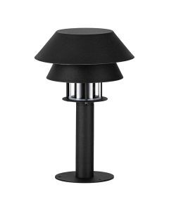 Black outdoor light steel, Cindy, IP65