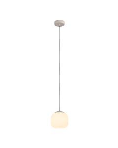 Taupe pendant light glass, Claudia