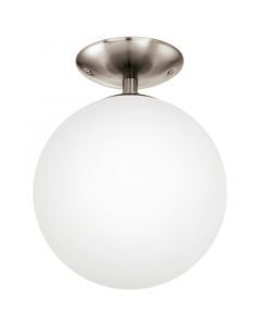 Nickel ceiling light glass, Dave