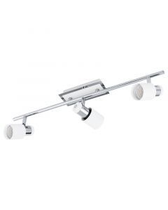 Chrome retro ceiling spotlight steel, Nicolas