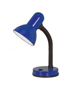 Blue kid's table lamp plastic, Granza, with switch