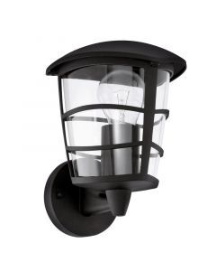 Black modern outdoor light plastic, Inas, IP44