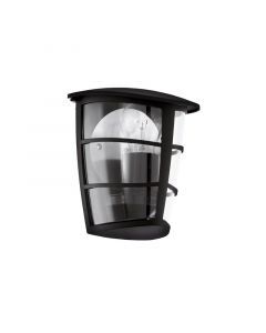 Black modern outdoor light plastic, Inas, IP44