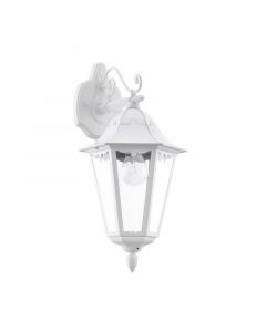 White classic outdoor light aluminium, Leanna, IP44