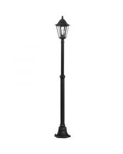 Black classic outdoor light aluminium, Leanna, IP44