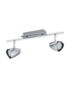 Chrome design ceiling spotlight plastic, Akke
