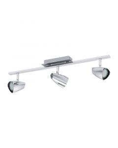 Chrome design ceiling spotlight plastic, Akke