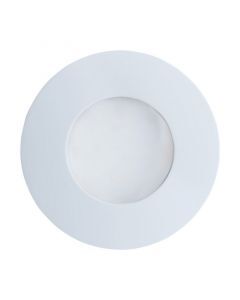 White recessed light glass, Margarita, IP65