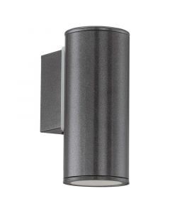 Anthracite modern outdoor light metal, Marlies, IP44
