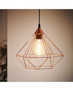 Copper industrial pendant light metal, Costel