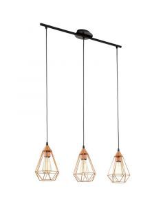 Copper industrial pendant light metal, Costel