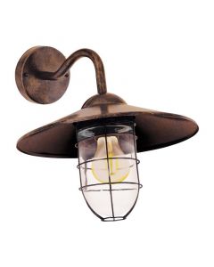 Copper outdoor light steel, Alyena, IP44