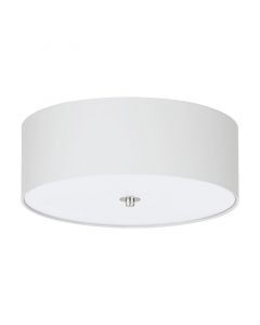 White modern ceiling light fabric, Abano