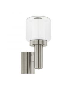Silver outdoor light glass, Anco, IP44