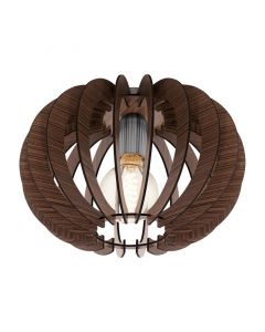 Brown design ceiling light wood, Kiran