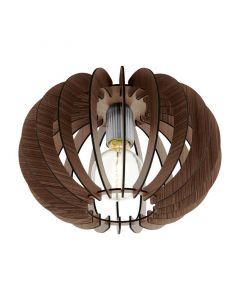 Brown design ceiling light wood, Kiran