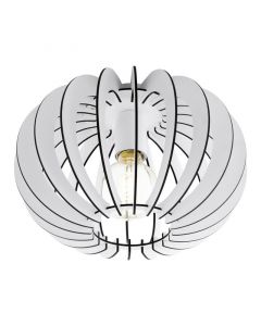 White design ceiling light wood, Kiran