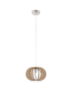 Rustic pendant light wood, Kiran