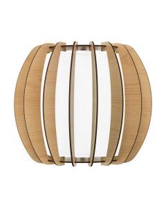 Cream rustic wall light wood, Kiran