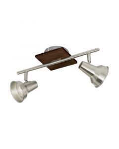 Wood ceiling spotlight brown, Olmo