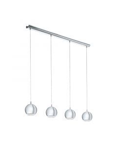 Chrome design pendant light plastic, Ayse