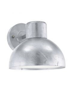 Silver outdoor light plastic, Bessel, IP44