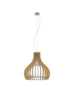Wooden pendant light, Betsy