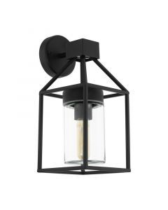 Black modern outdoor light metal, Riff, IP44