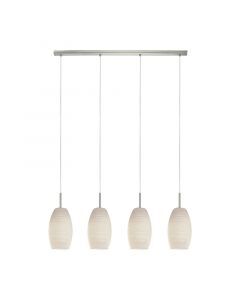 White design pendant light glass, Angelino