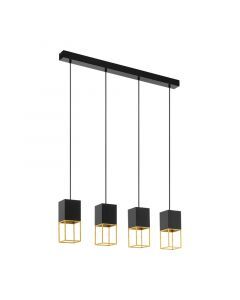 Golden modern pendant light steel, Jovanny