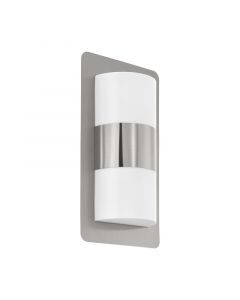 Silver modern outdoor light stainless steel, Maika, IP44