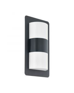 Anthracite modern outdoor light steel, Maika, IP44