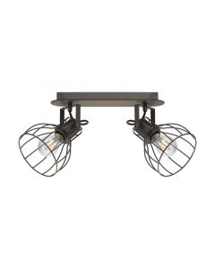 Wood ceiling spotlight brown, Tjarda