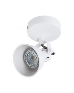 White vintage ceiling spotlight steel, Tinke