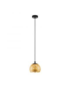 Golden design pendant light glass, Gaston