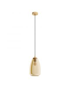 Amber design pendant light glass, Fredericus