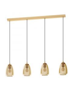 Amber design pendant light glass, Fredericus