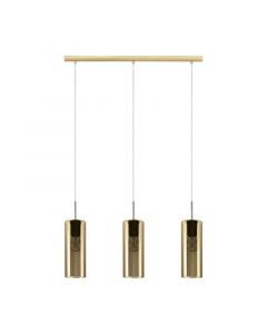 Golden design pendant light glass, Tino